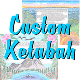 Custom Micrography Ketubah
