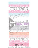 Custom Pride Triptych Micrography Print: Choose 3 Flags (Made To Order)